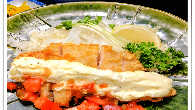 大きなチキン南蛮 レモンタルタル 